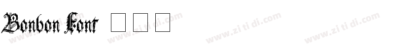 Bonbon Font字体转换
